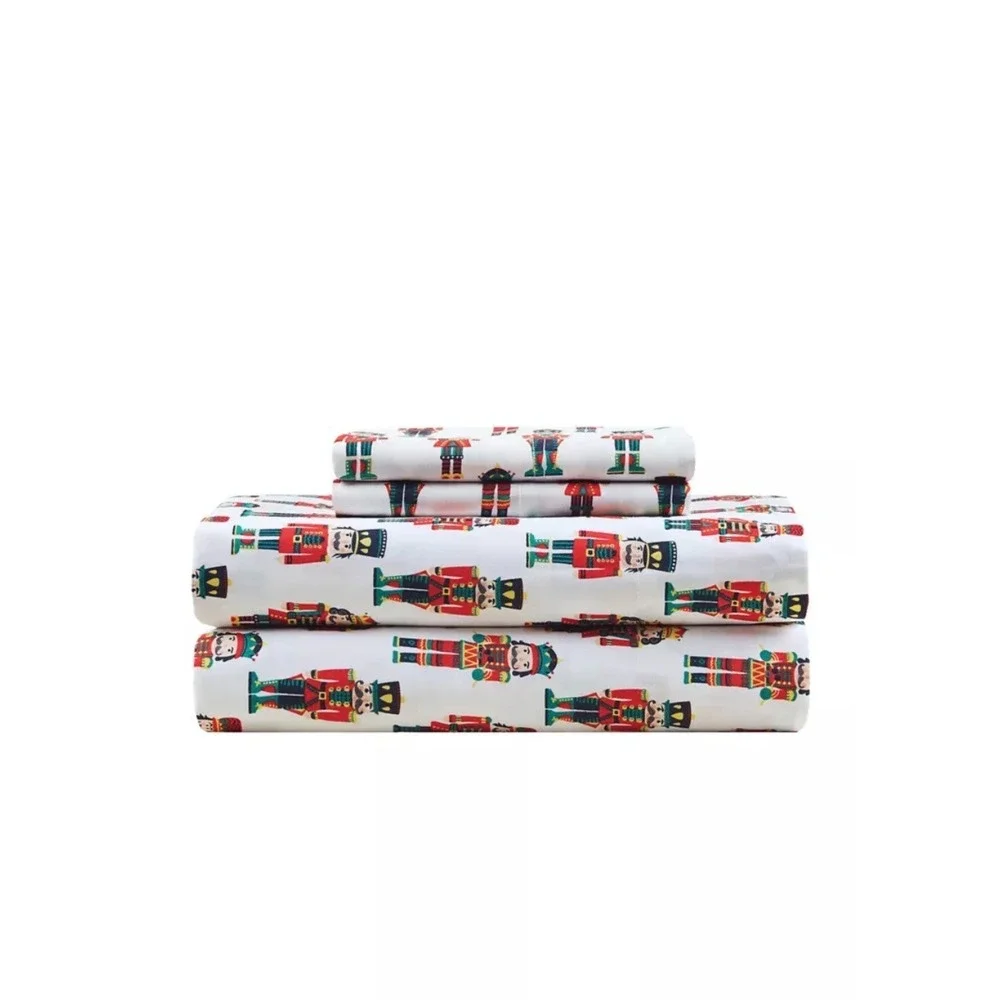 Nutcracker Christmas Queen Sheet Set Microfiber Modern Southern Home Belk Soft